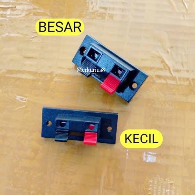 Terminal Speker Jepit 2 Pin Besar - Kecil