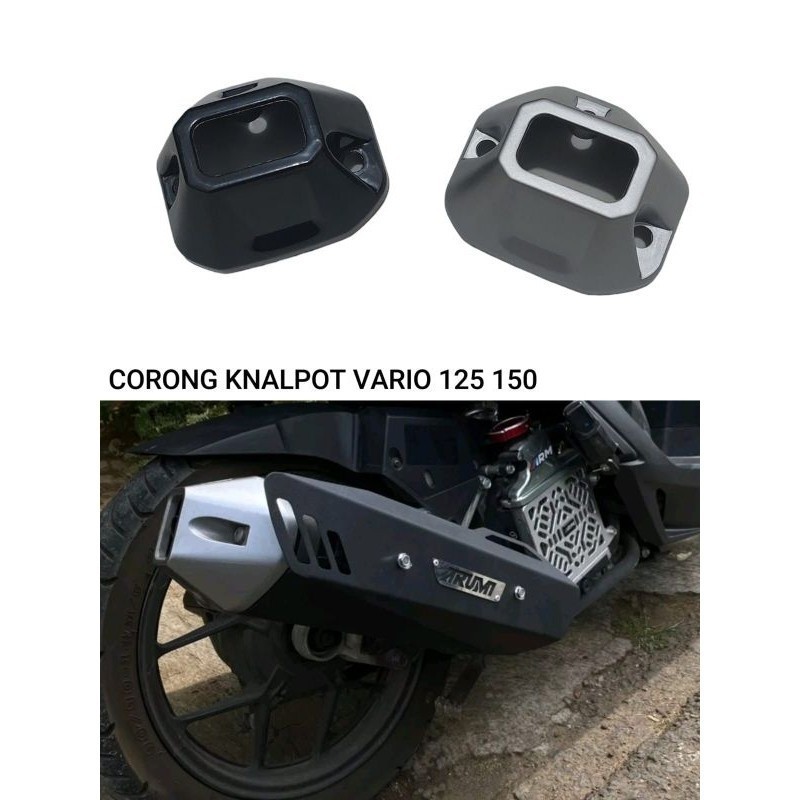 [ DELSER MOTOR ] TERLARIS END MUFFLER CORONG KNALPOT VARIO 125 VARIO 150 FI LED OLD ALL NEW MONCONG 