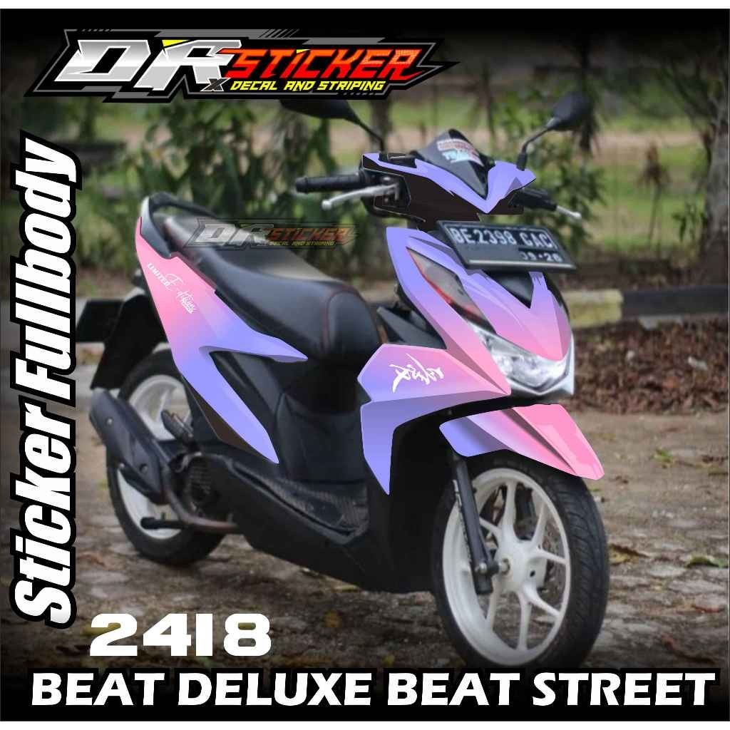 Stiker Decal Beat Deluxe Fullbody - Decal Beat New Warna Gradasi - Skotlet Motor Full Body