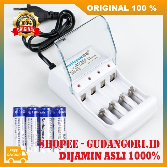 Alat Charger Baterai Free Baterai Alat Cas Baterai Ces Batrei 4 Slot Charger Baterai 4slot ORIGINAL