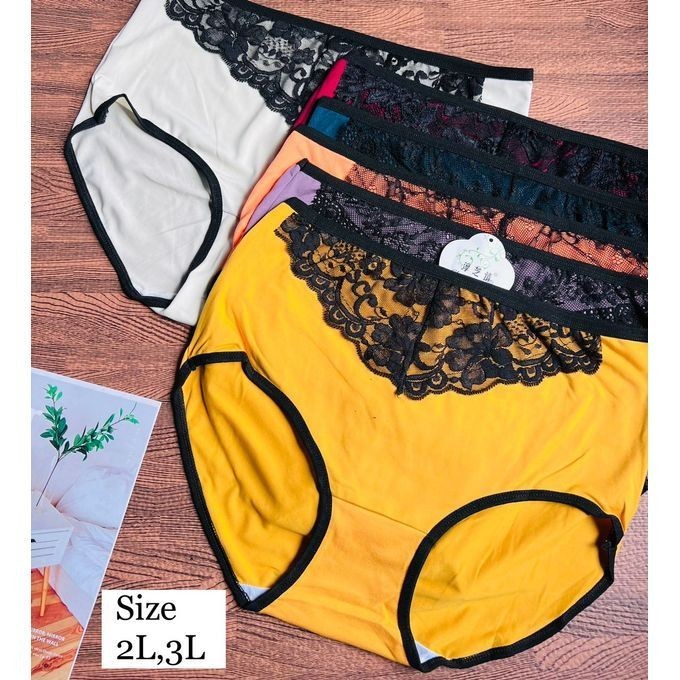 Celana Dalam Wanita /Celana Dalam Wanita Model Renda Size   XL/Celana Dalam Besar Katun Baru Renda