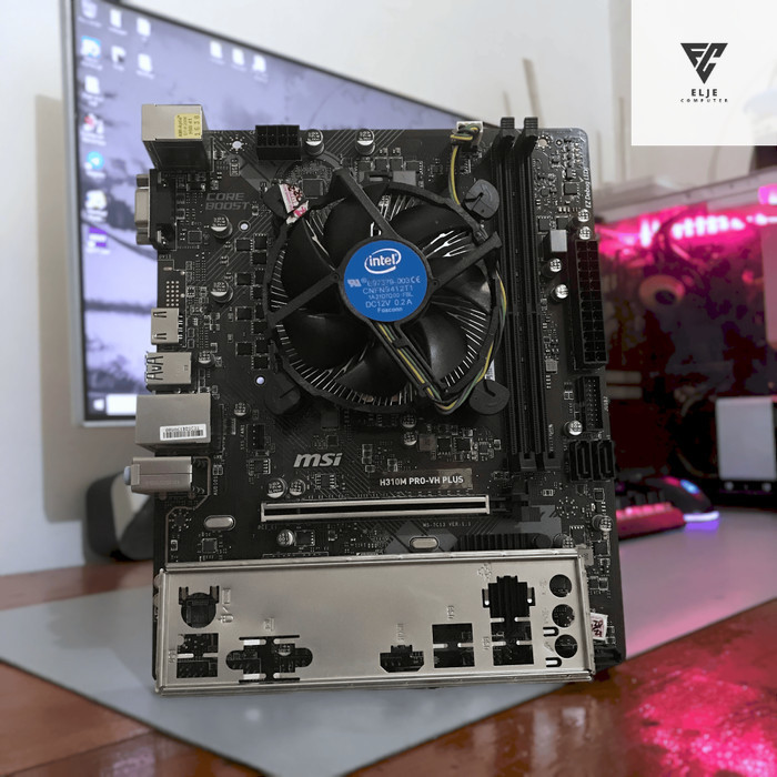 Bundling I3 9100F Motherboard MSI H310M Pro LGA 1151 Generasi 9