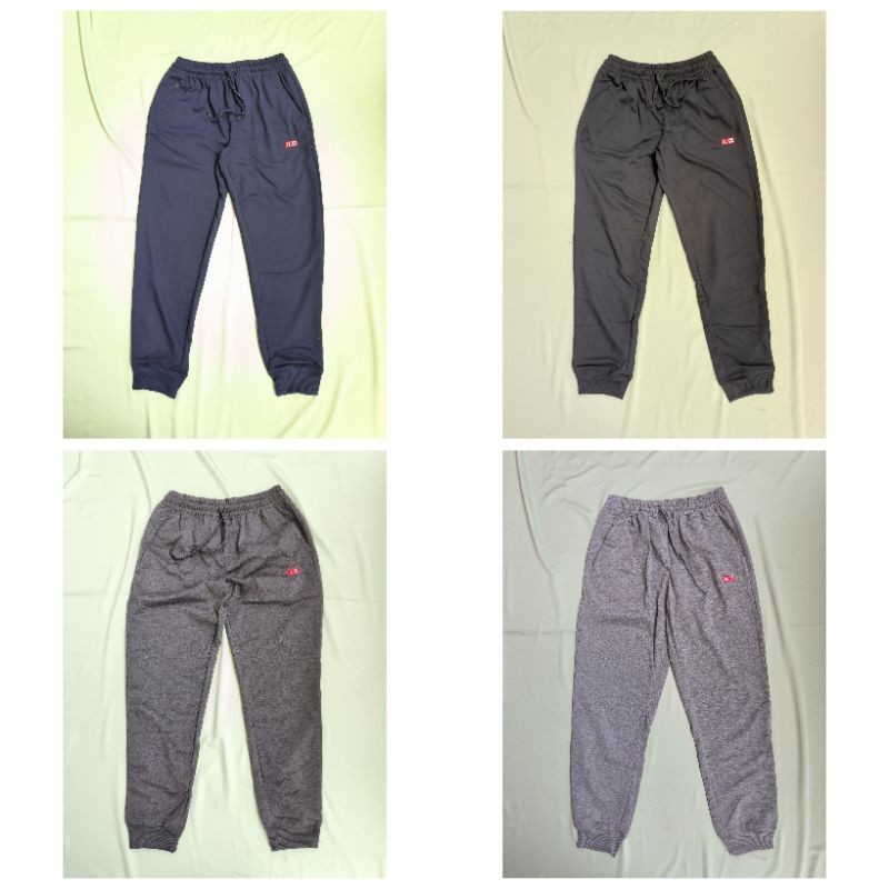 CELANA JOGING LARI RUNING ZUMBA AEROBIK / Celana training pria panjang Uniqlo kantong zipper celana 