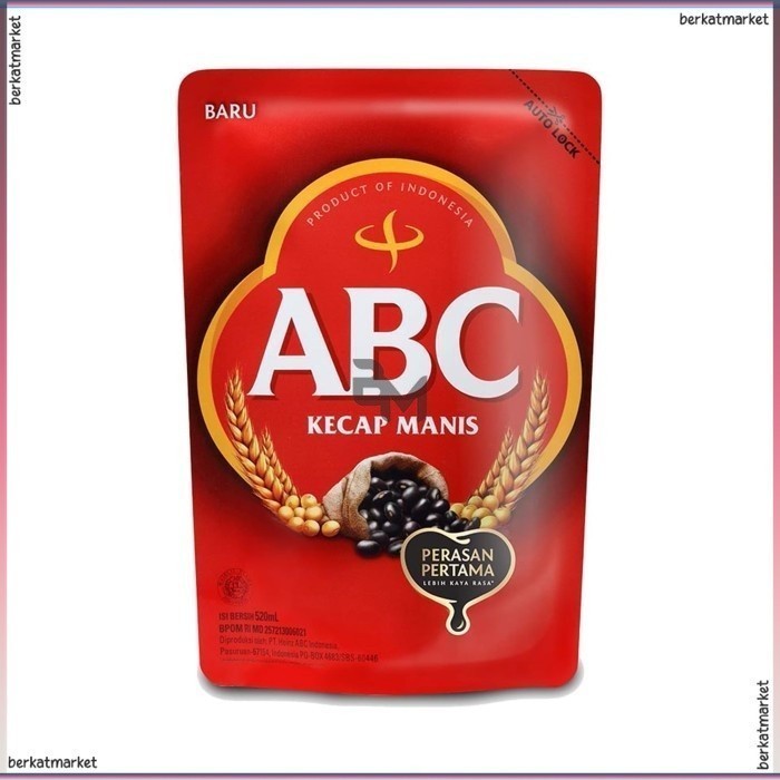 

KECAP MANIS KECAP ABC POUCH REFILL 520ML SOYA SAUCE