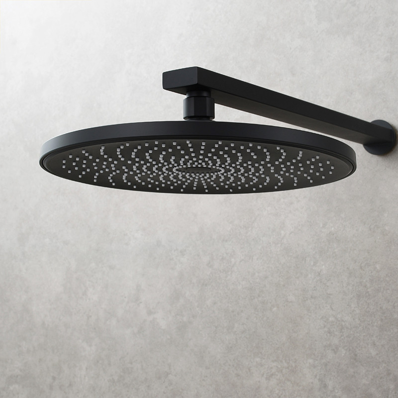 10'' Shower Head  Round Pressurized Shower Head Bathroom Rain Shower Head 360° Angles Adjustable Fix