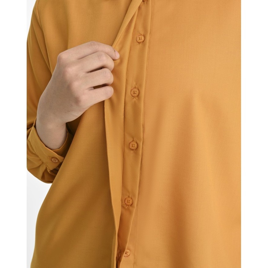 promo ✨ -Geulis.id DAILY SHIRT YELLOW SERIES (4 rna) Top - BEE, S