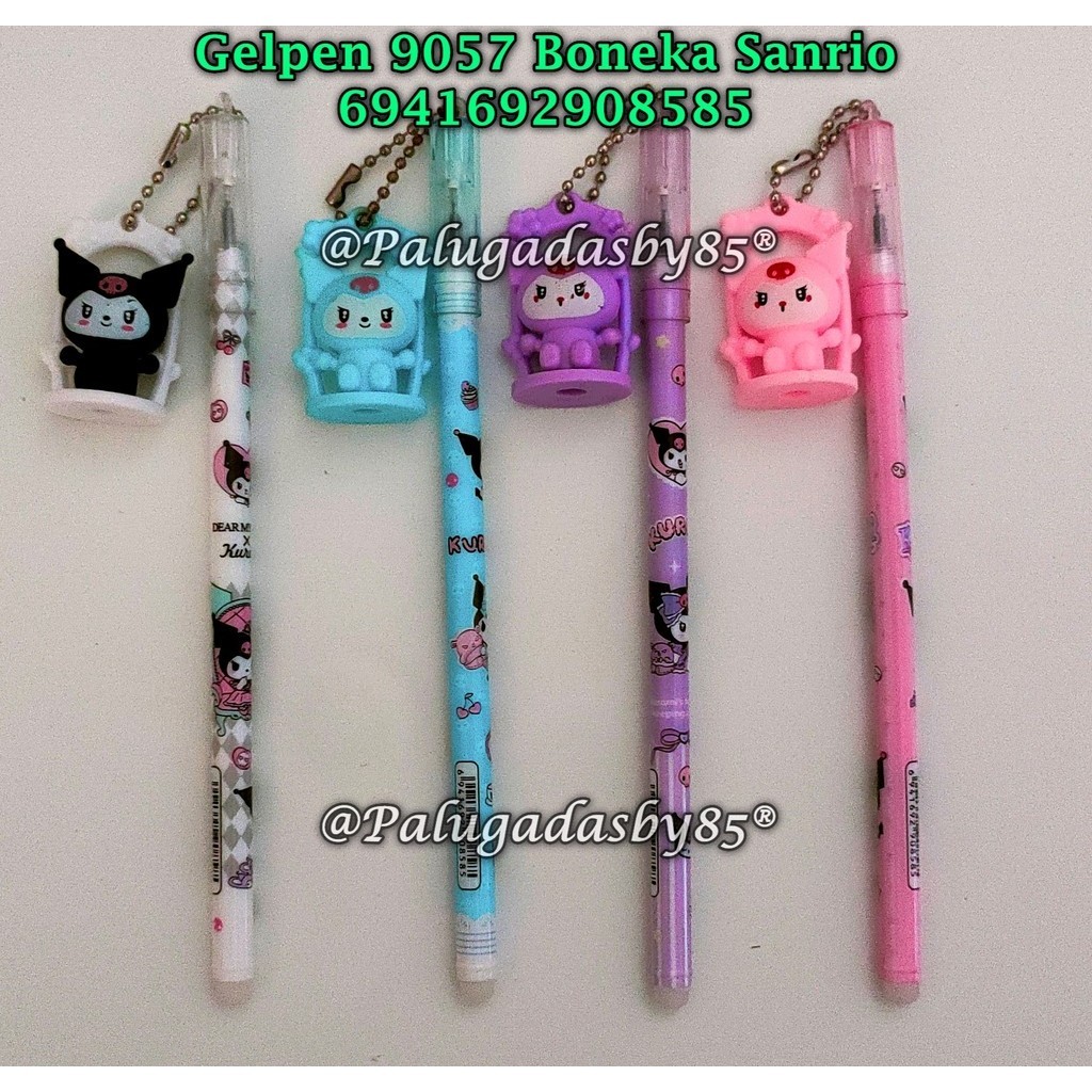 

(1 Biji) Bolpen Gantung Sanrio 9057 6941692908585 / Gel Pen Gantung Sanrio / Bolpen Gantung GXIMP