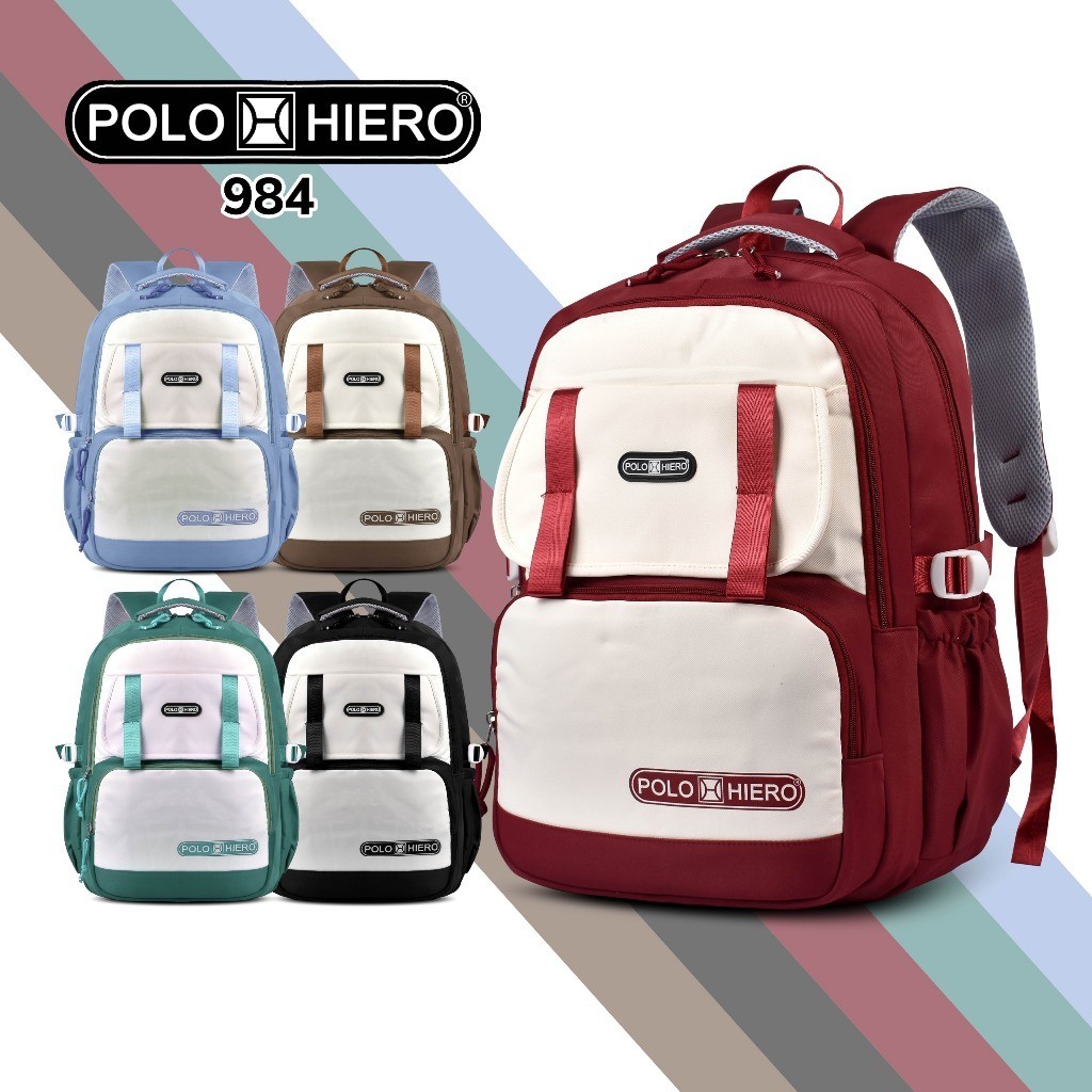 Polo Hiero Tas Polo Hiero 984 Tas Ransel Wanita Tas Backpack Laptop
