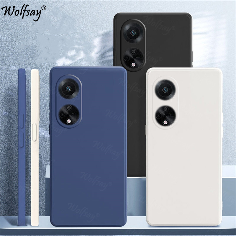 

Candy Case For Oppo A98 5G Case Soft TPU Original Liquid Silicone Back Case For Oppo A98 5G Cover For Oppo A98 A 98 5G 6.72 inch