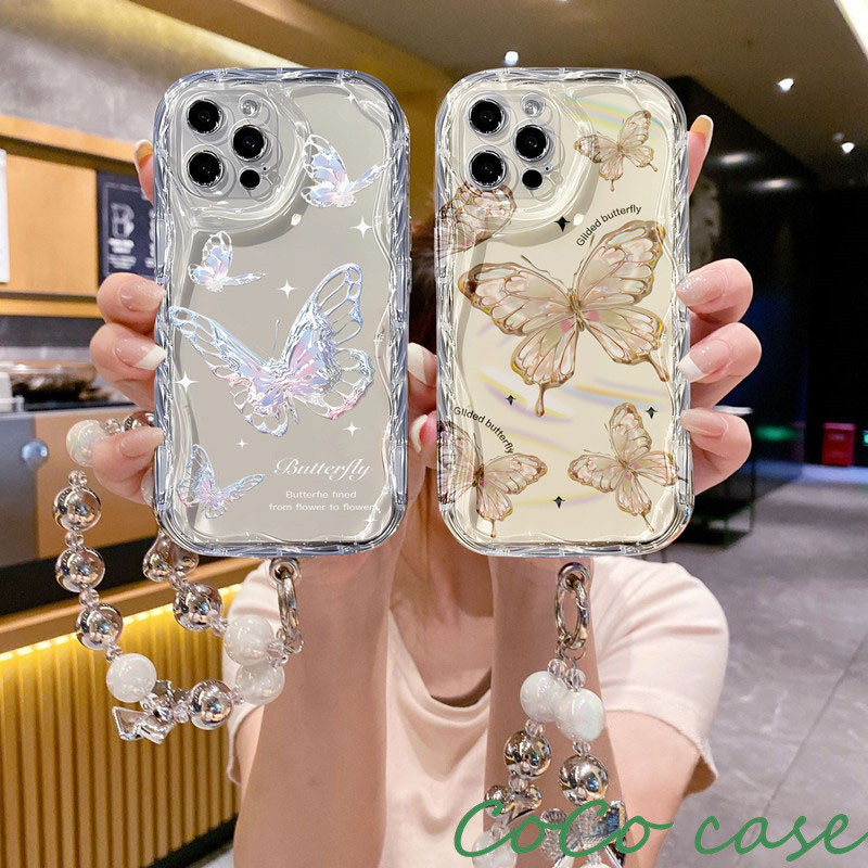 case VIVO rantai sabuk kupu-kupu Casing ponsel cocok untuk VIVO Y02  Y15S  Y02S Y17  Y93NONE  Y93HAV