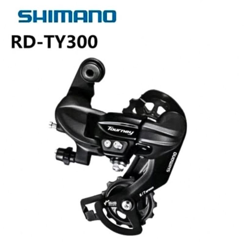 QX31FV RD Sepeda Shimano Tourney TY300 Operan Gigi Belakang Sepeda 7 Speed - 8 Speed