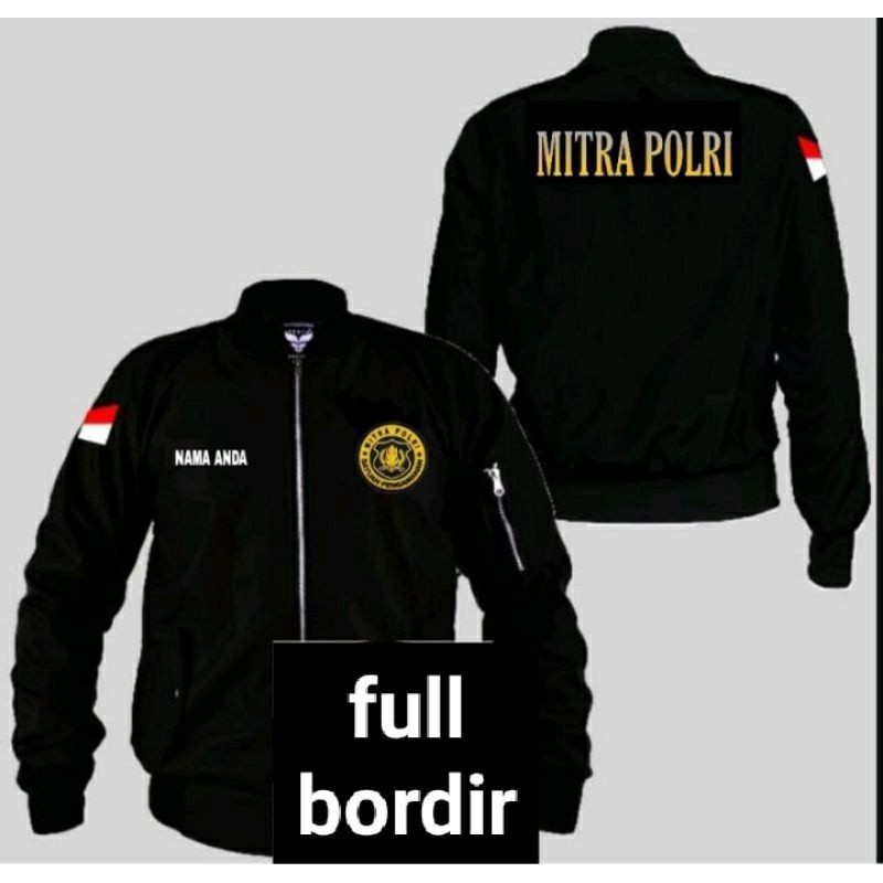 JAKET BOMBER MITRA POLRI/JAKET PRIA