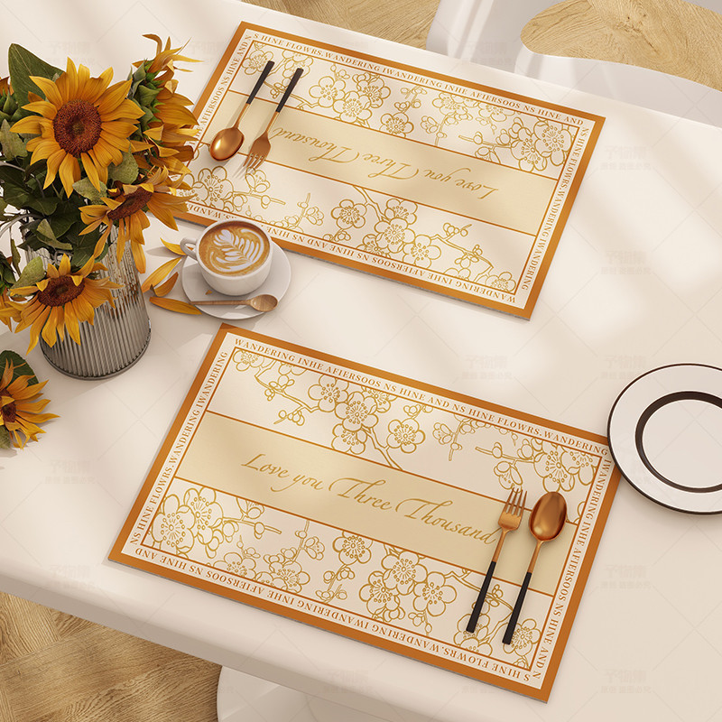 Alas Tatakan Piring Gelas Panci Alat Makan/Alas Tatakan Piring Meja Makan Table Material Tahan Panas