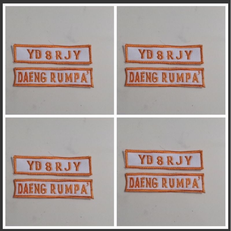 BORDIRAN NAMA DAN CALLSIGN ORARI/BORDIR ORARI/ ORARI