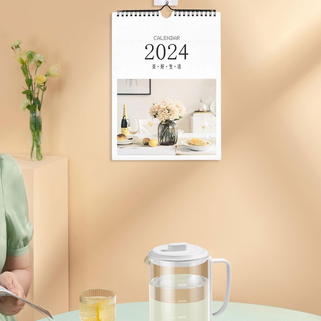 

Coil Wall Calendar Monthly Calendar,Hanging Hook Sept 2023 - DEC 2024,2024 Calendar Schedule for New Year Office Home Bedroom