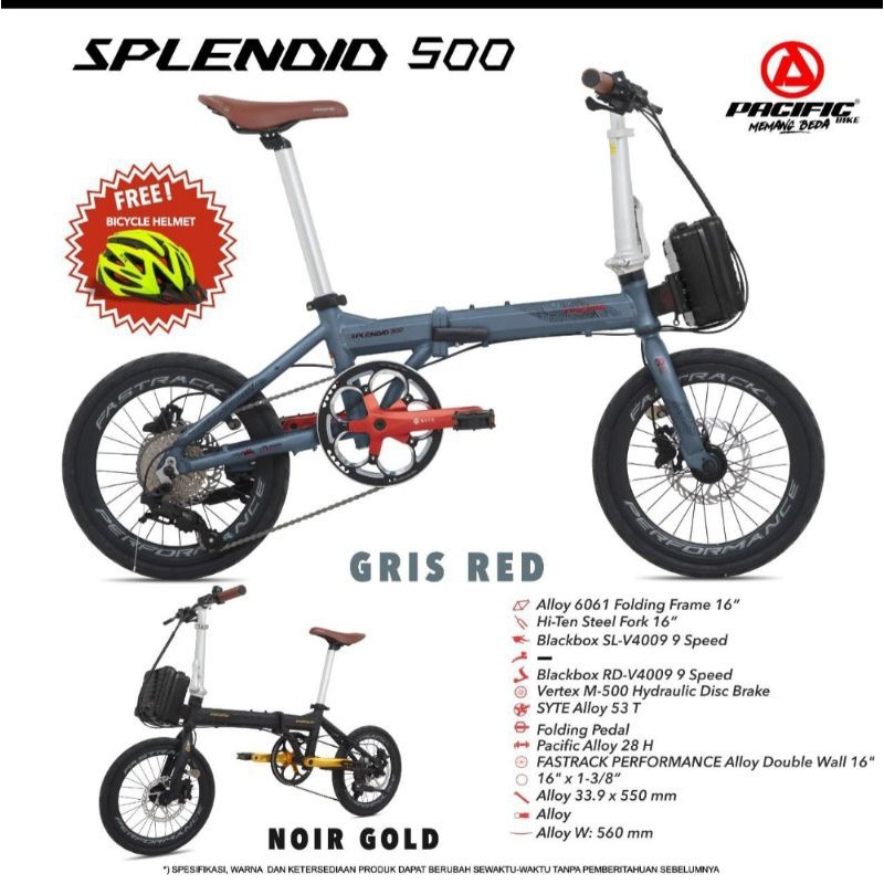 Sepeda Lipat 16 inch Pacific SPLENDID 500