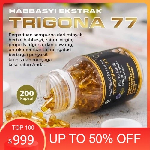 Habbasyi  Trigona 77 Ekstra Garlic 200 kap