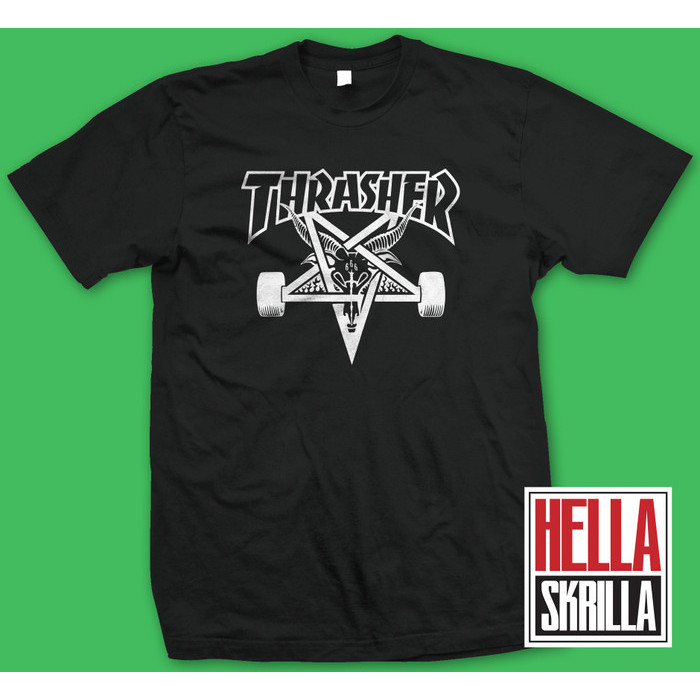 kaos tshirt THRASHER BAPHOMET