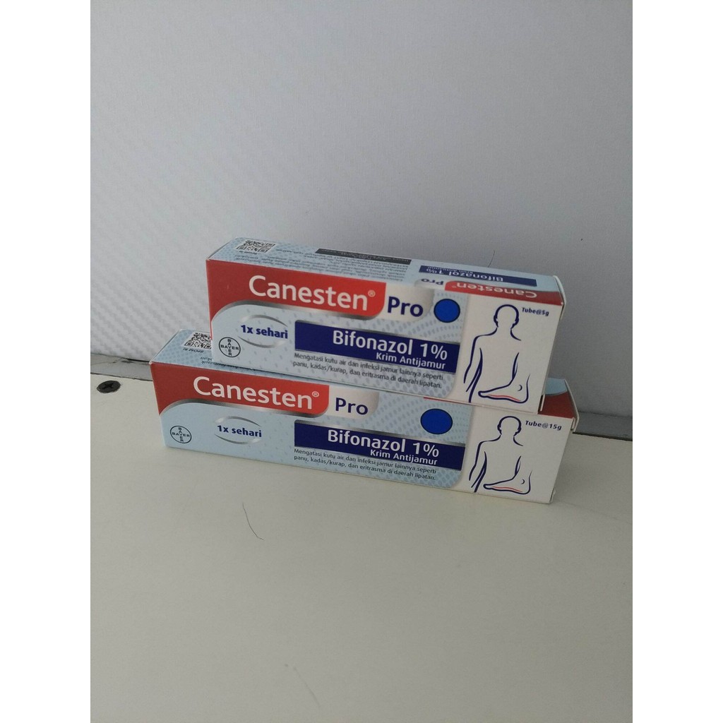 BARU Canesten Canasten PRO cream krim Bifonazol 1% 5g & 15g obat gatal jamur