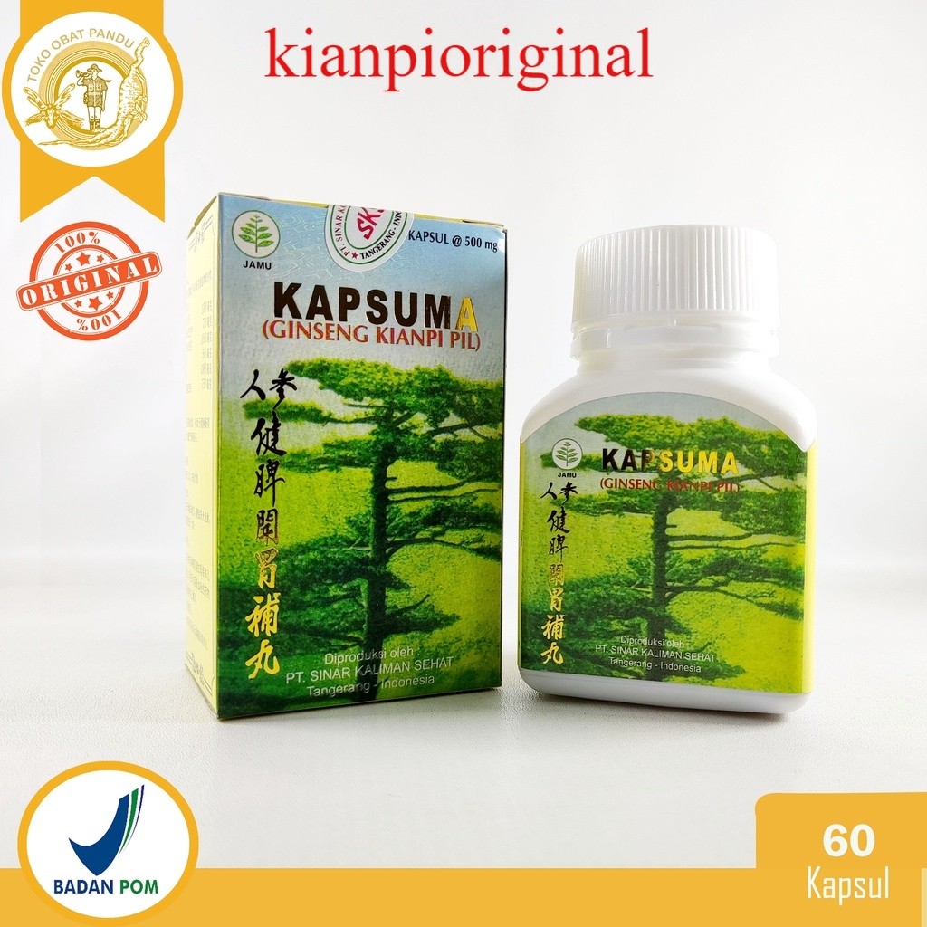 

Promo Ahir Bulan Kianpi Original Asli KAPSUMA / GINSENG KIANPI PIL / OBAT NAFSU MAKAN [dijamin original 100%]