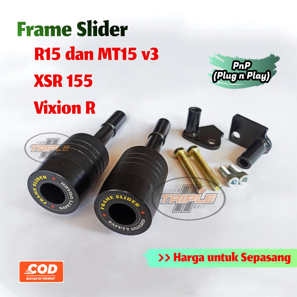 Frame Slider R15 v3 MT15 XSR155 Vixion R jalu pelindung fairing XSR 155 r15v3
