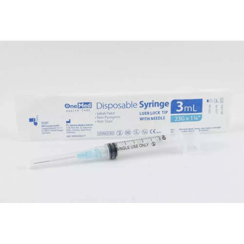 Spuit 3cc Onemed / Syringe 3ml Onemed Ecer terlaris