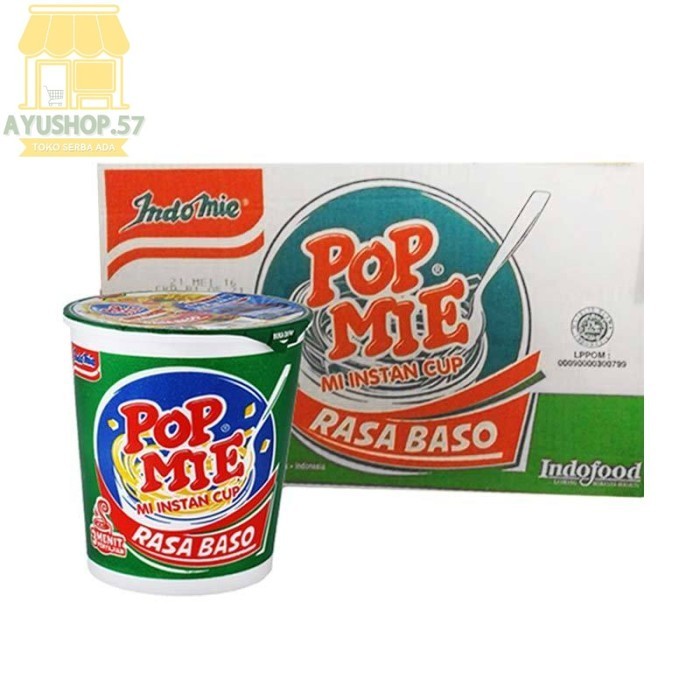 

Pop Mie Kuah Jumbo Rasa Baso [1 DUS isi 24 pcs] - AYUSHOP57