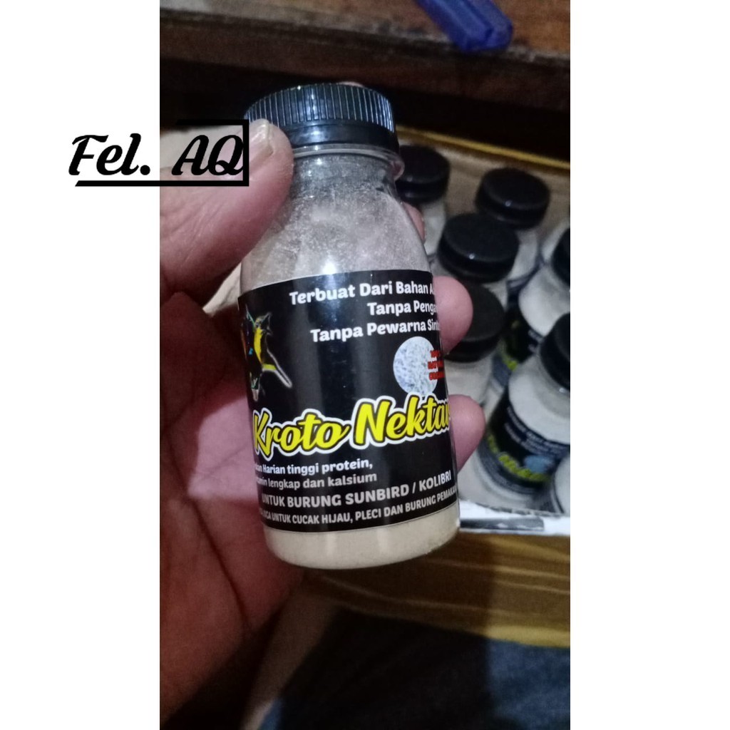KROTO NEKTAR PAKAN HARIAN UNTUK KOLIBRI SUNBIRD PLECI DAN BURUNG LAIN MURAH BERKUALITAS