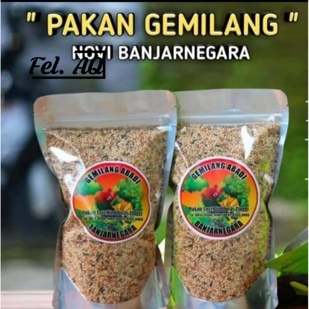 PAKAN GEMILANG ABADI BANJARNEGARA PAKAN KENCENG DOSIS TINGGI UNTUK LOVEBIRD MURAH BERKUALITAS