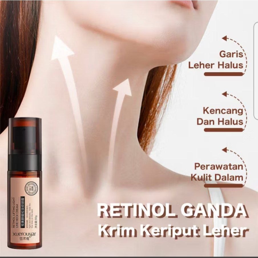 Retinol Cream Leher Firming Neck Cream 50gr pemutih leher anti Aging Lifting ORIGINAL | MC