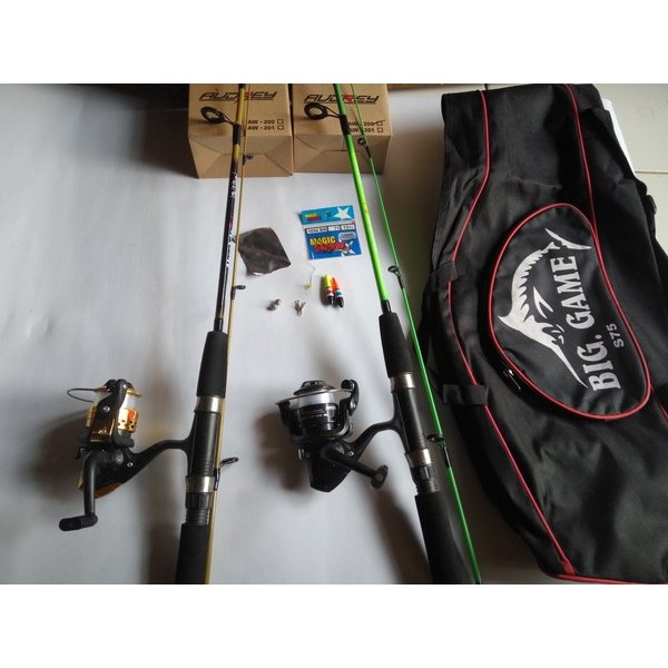 2 Set Pancing Reel 5 Bearings Joran Sambung