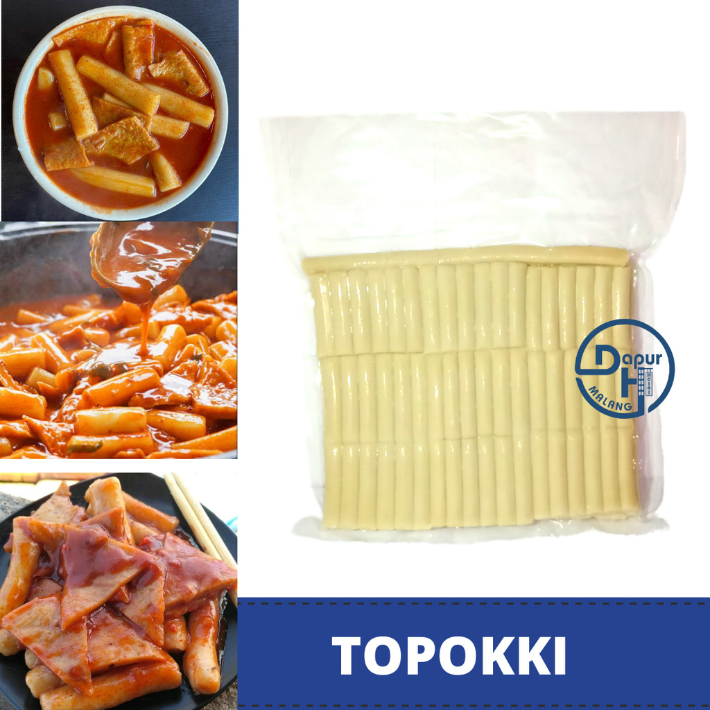 

JAJAN KOREA Toppoki 1 Kg Halal /Tteokbokki / Rice Cake--MLG