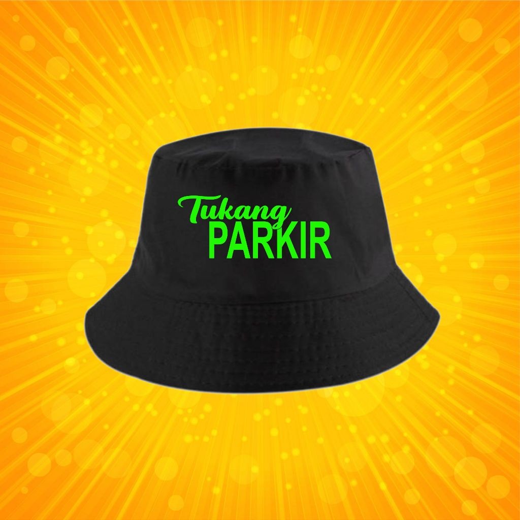 TOPI BUCKET TUKANG PARKIR PREMIUM