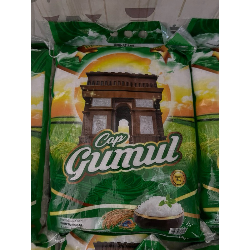 

[5kg] Beras punel cap GUMUL ekonomis rasa lezat enak dan bergizi