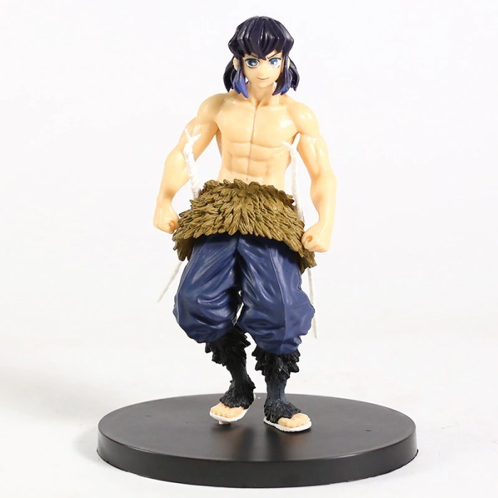 Action Figure Tanjiro Nezuko Zenitsu Inosuke Kimetsu No Yaiba - Inosuke
