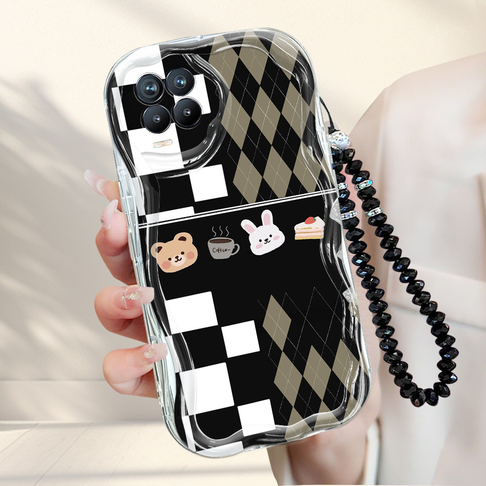 Casing Hp Untuk Realme 8 Pro Tali Pengikat B7 Cassing Soft Phone Case Softcase Kisi Kesing 4032