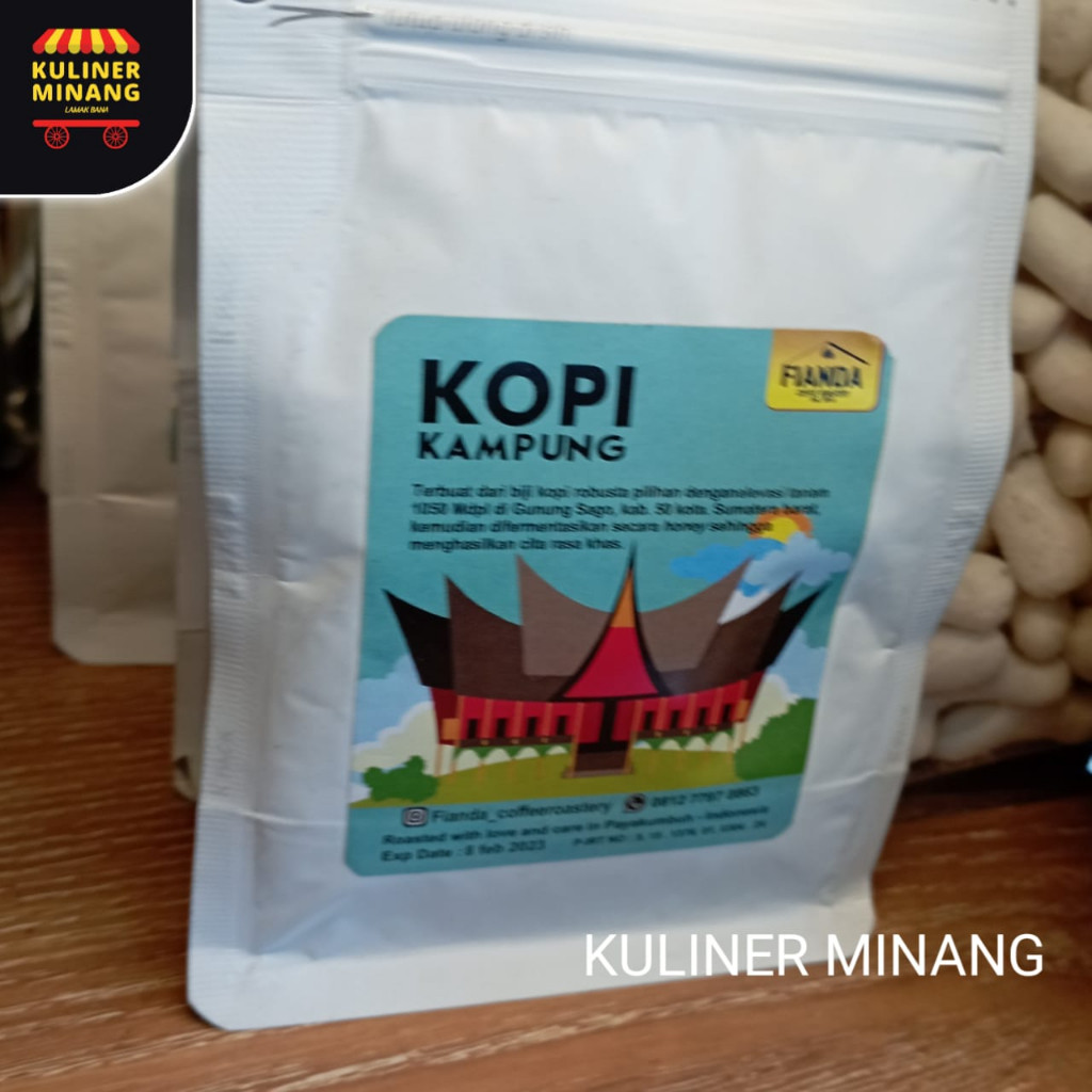 

Kuliner Minang Kopi Kampung Otentik Taste Oleh Oleh Cemilan Makanan Payakumbuh Padang Khas Pariaman Jajanan urang awak Snack Kabau Murah Gurih Renyah Spicy Resmi 100% Halal Original AX01