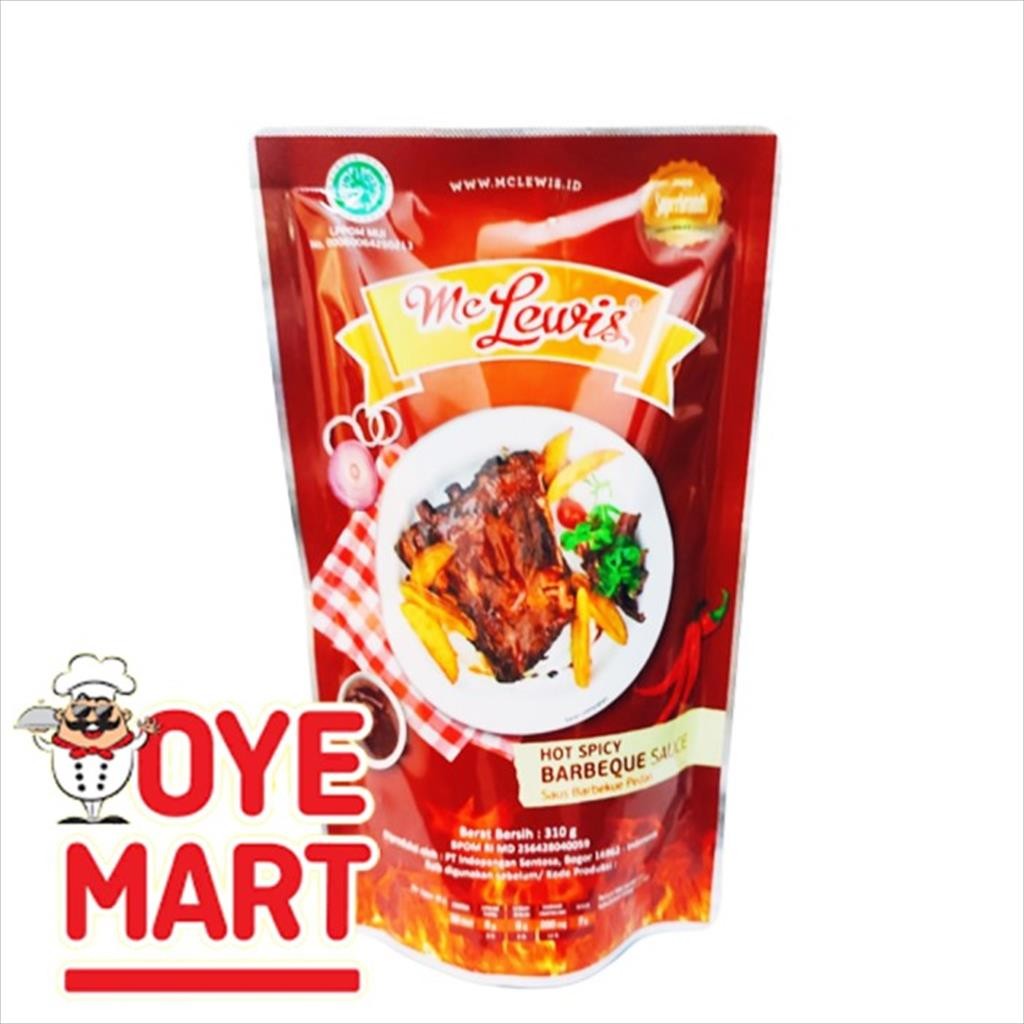 

MCLEWIS HOT SPICY BARBEQUE SAUCE 310GR / SAUS BARBEQUE PEDAS 310GR
