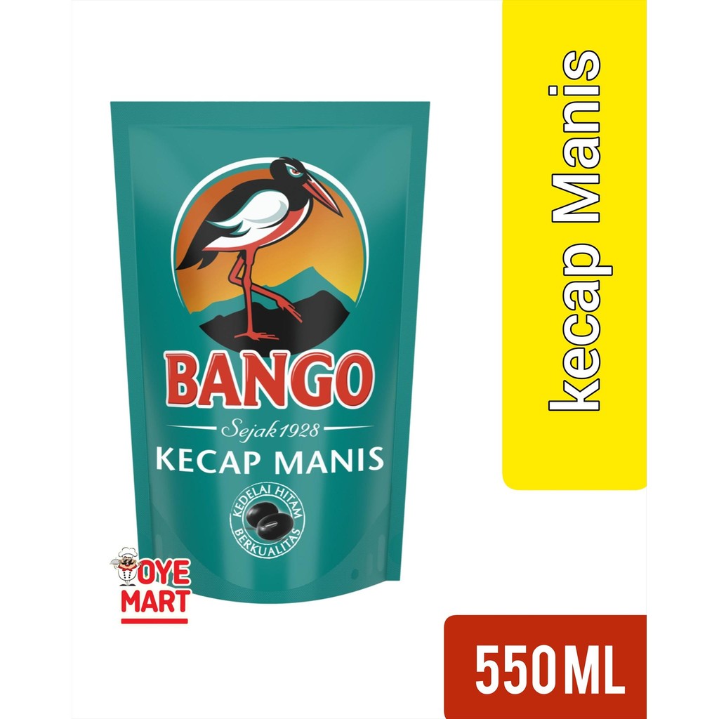 

BANGO KECAP MANIS POUCH 520ML/SWEET SOY SAUCE