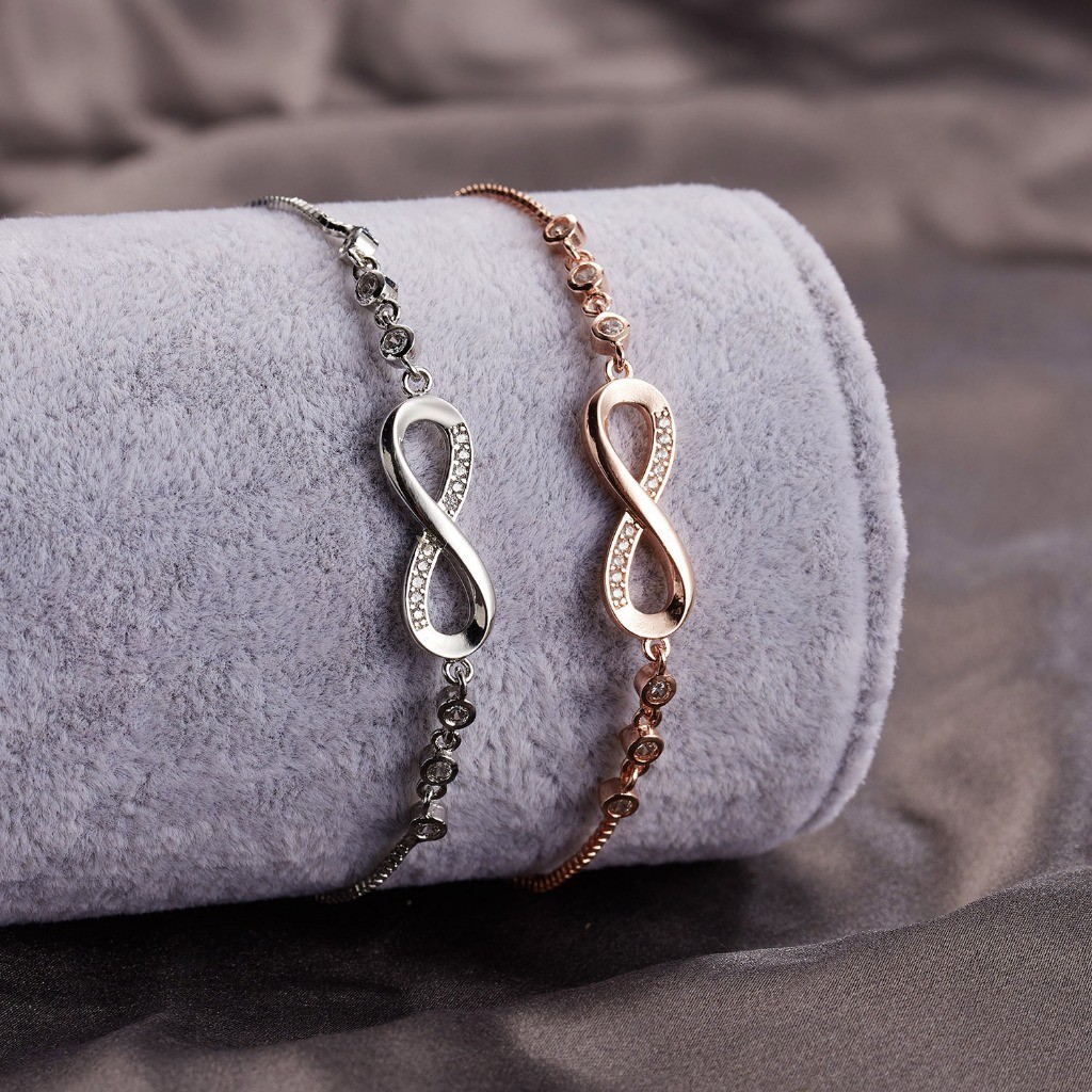 Wanita Korea Serut Titanium Rantai Adjustable Gelang Mewah Zirkon Bunga Gelang Berlian Imitasi Emas 