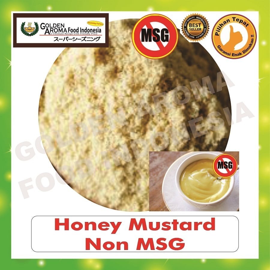 

Bubuk Tabur Honey Mustard Non MSG 500Gr Bumbu Serbaguna Madu Mustard No MSG 1/2Kg Seasoning Powder