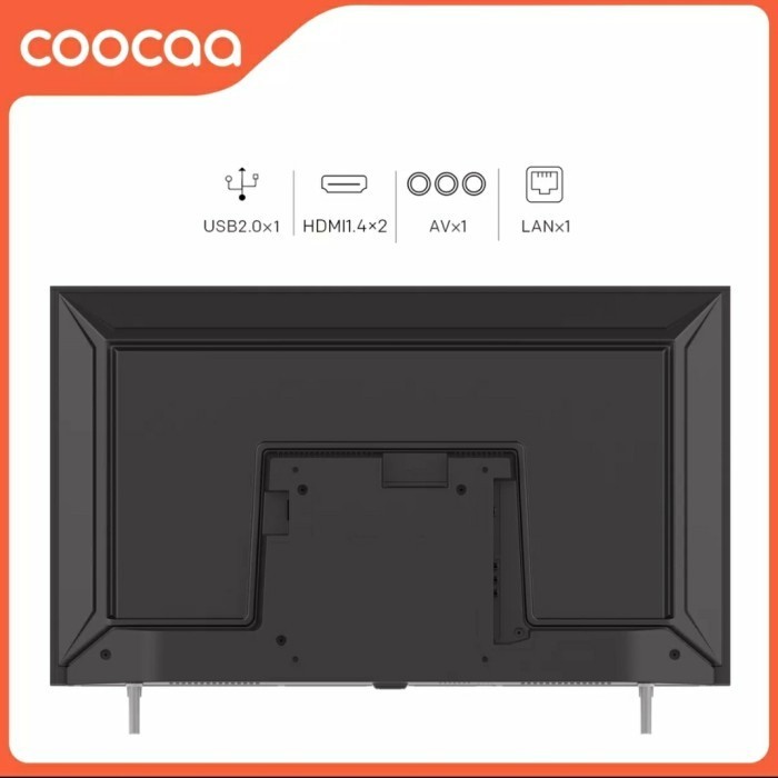 COOCAA 32S3U Smart LED TV 32 Inch HD Digital DVB WiFi Bezel - 24 INCH