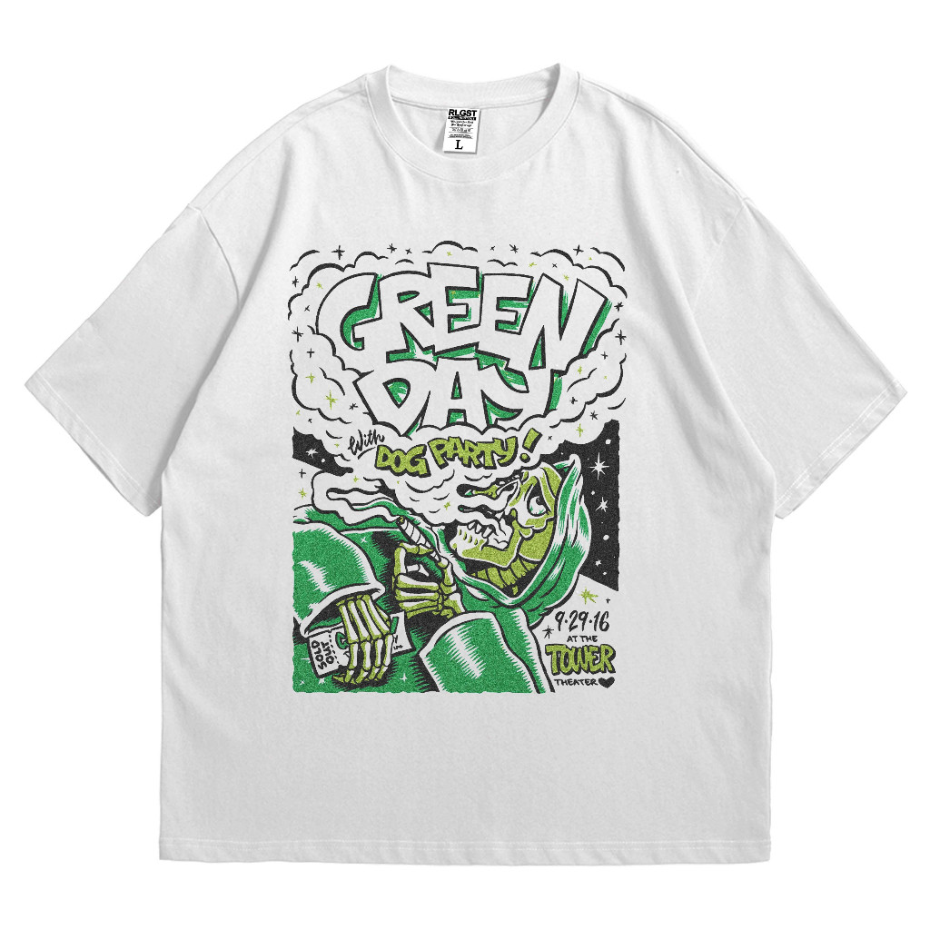【COD】S-4XL Tshirt  -  Green Day | Kaos Band | BAJU MUSIK METAL ROCK | Rollingstout