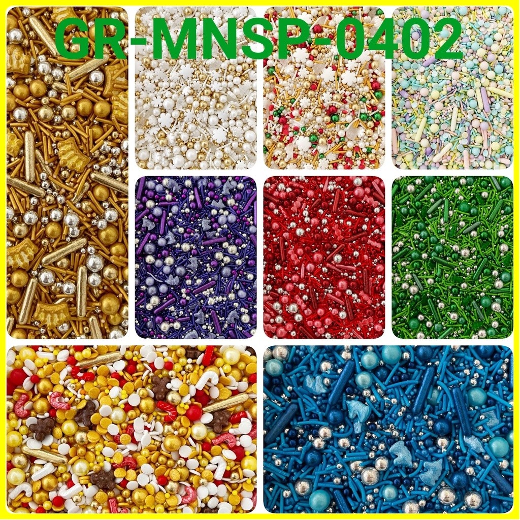 

GR-MNSP-0402 Trimit springkel sprinkles 10gr ungu hijau merah biru grosir murah sprinkles cake dekorasi mutiara trimit decoration story sprinklestory sprinklesstory sprinkle story - CZ