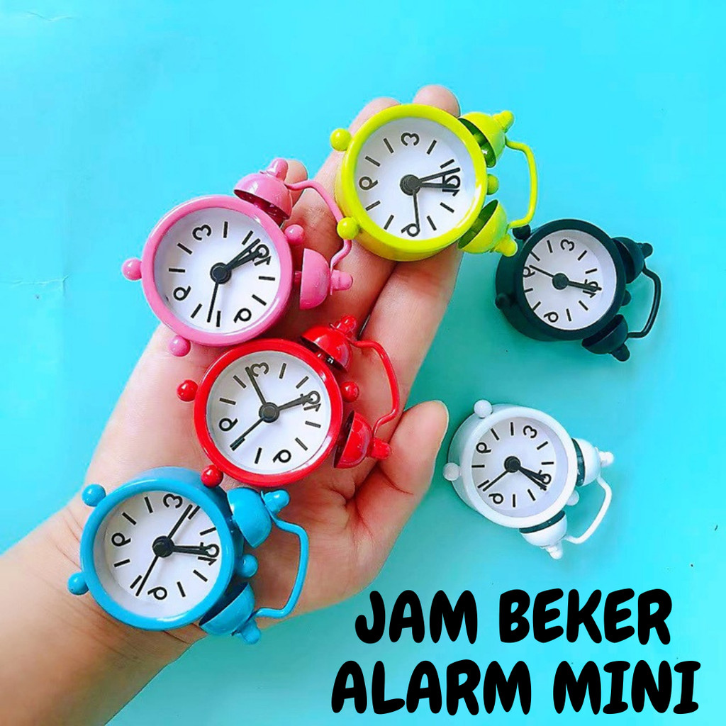 Jam Mini / Jam Meja Mini / Jam Unik / Jam Beker Mini / Jam Analog