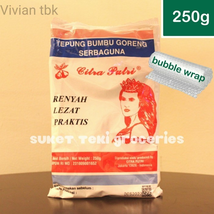 

vv Tepung Serbaguna Citra Putri 250gr Fried Chicken READY