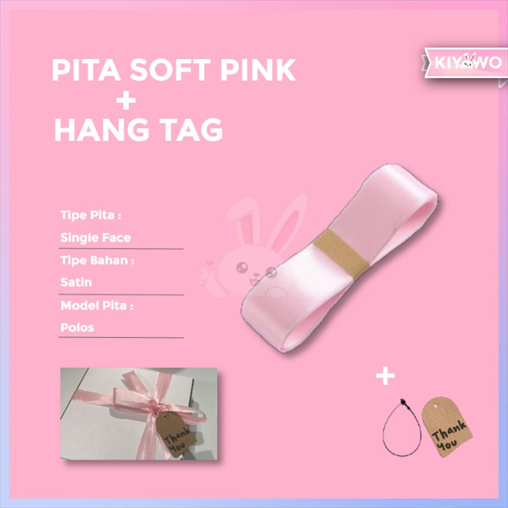 

KIYOWO Pita Packing Tambahan Plus Hang Tag "THANK YOU" Hadiah Kado PKG03