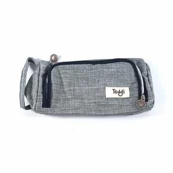 

[Promo] Tempat Pensil Pencil Case Pouch Stationery - KV - Dark Gray