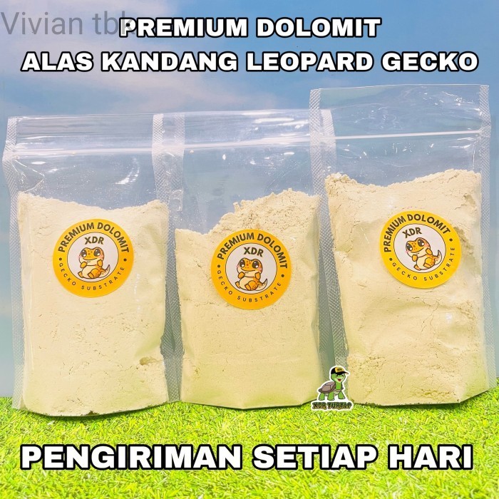 vv PASIR DOLOMIT PREMIUM LEOPARD GECKO SUBSTRATE ALAS KANDANG GECKO