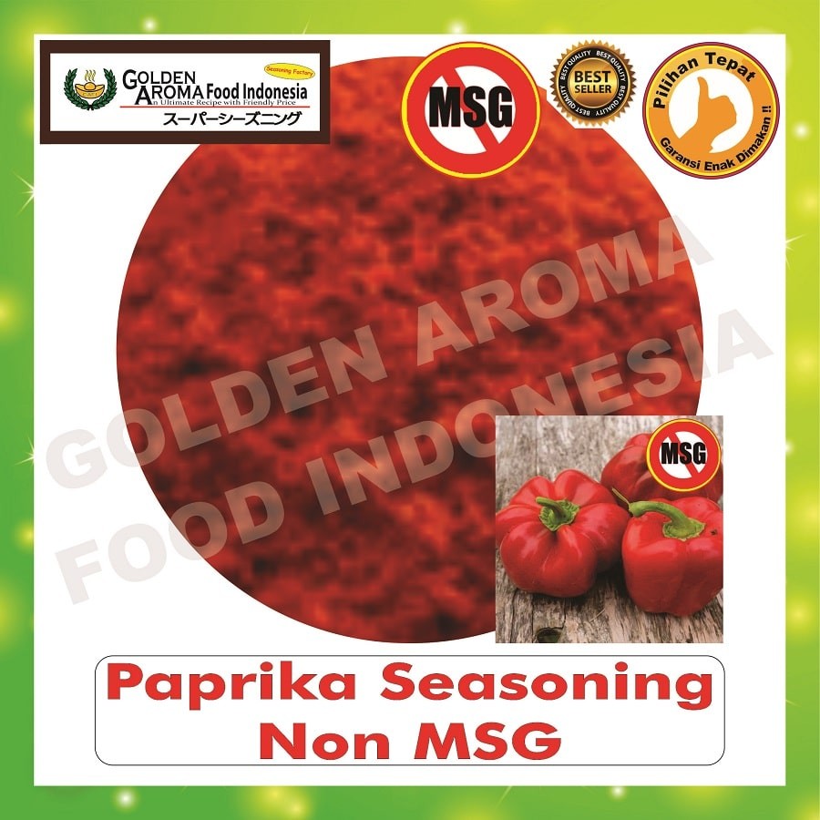 

Bubuk Tabur Rasa Paprika seasoning Non MSG 500gr Bumbu Masak Serbaguna Halal 1/2Kg Seasoning Powder